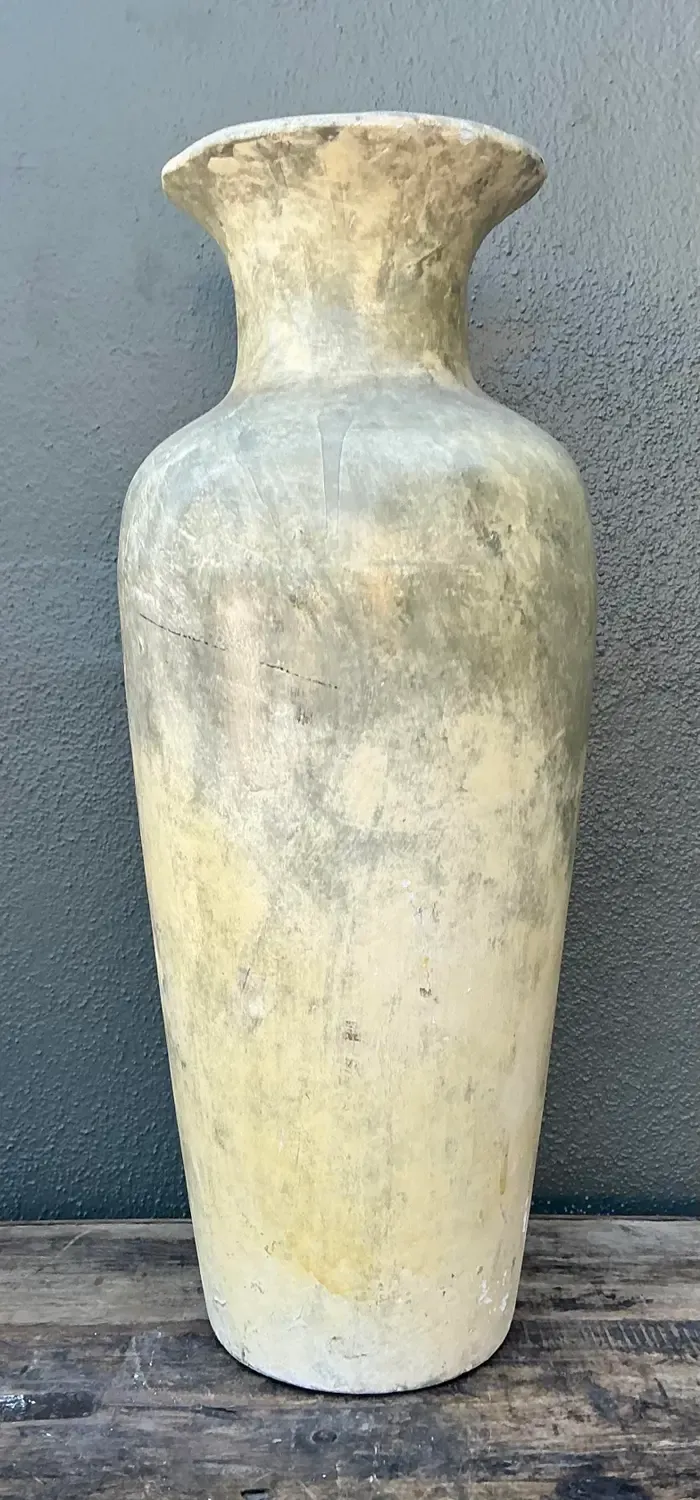 Vintage Mottled Plaster Vase — additional photo 7