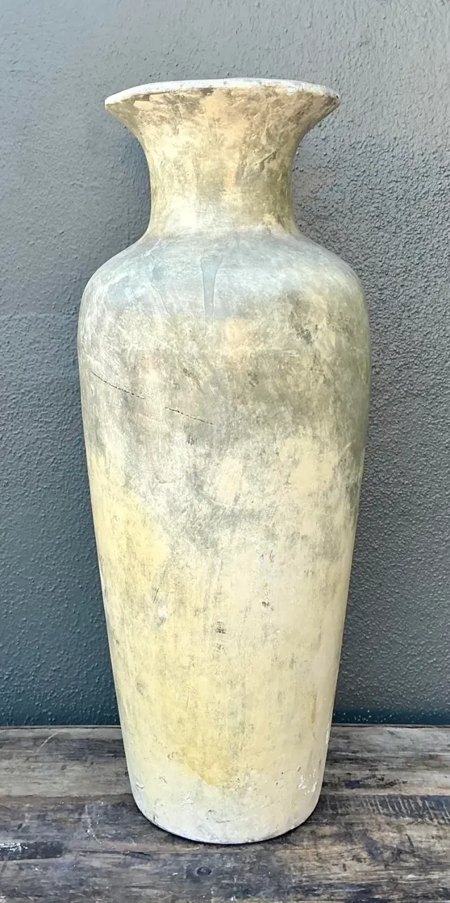 Vintage Mottled Plaster Vase — additional photo 8