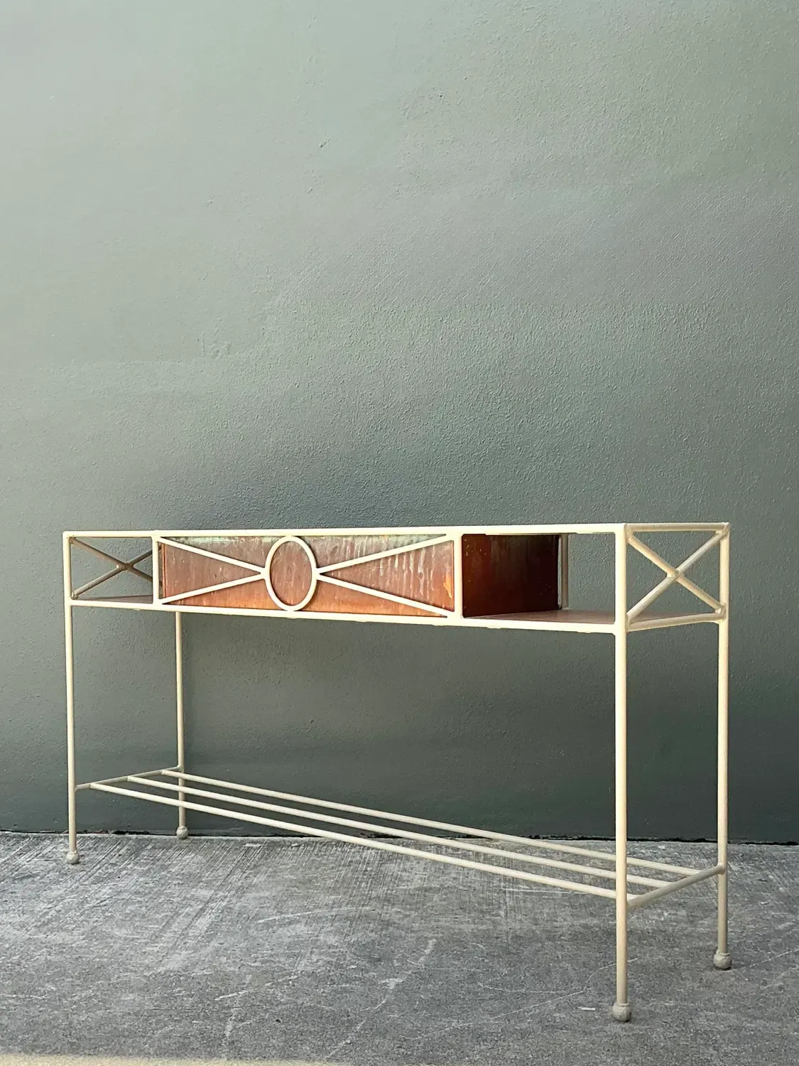 Vintage Neoclassical Copper Dry Sink — additional photo 2