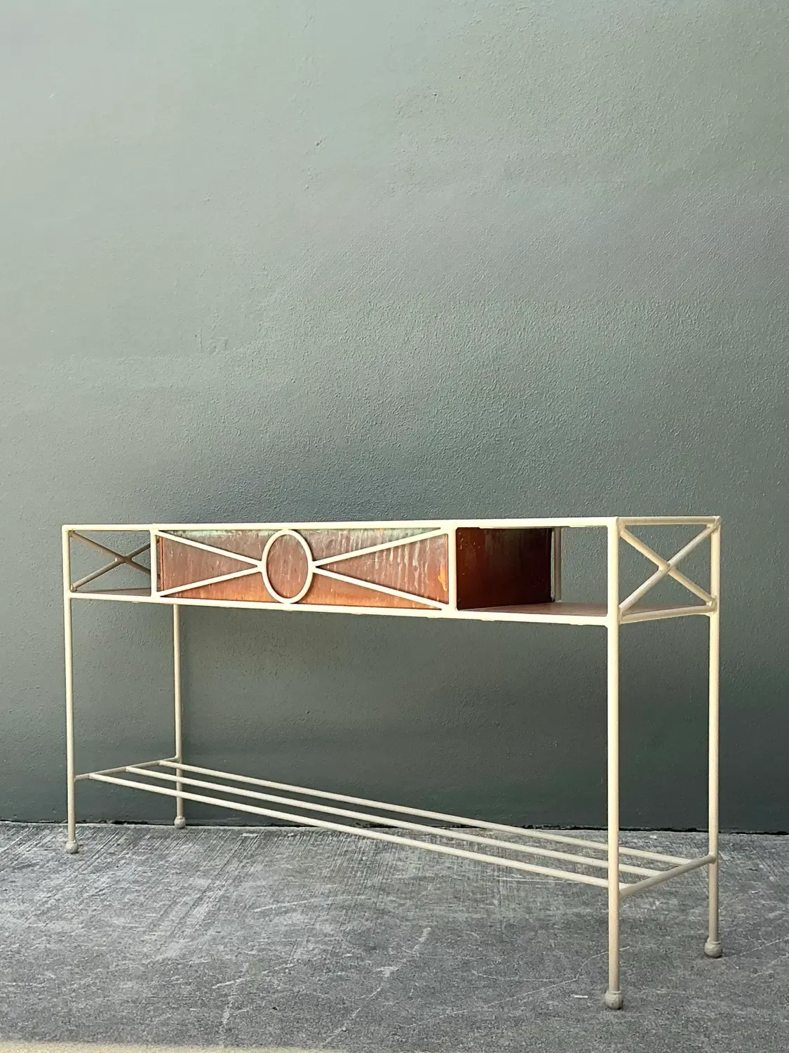 Vintage Neoclassical Copper Dry Sink — additional photo 5