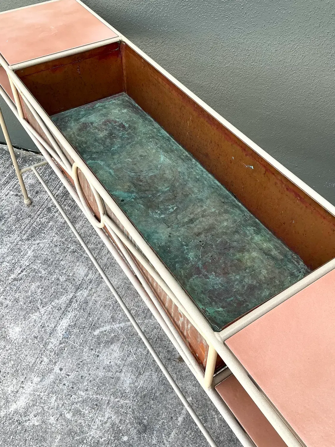 Vintage Neoclassical Copper Dry Sink — additional photo 6