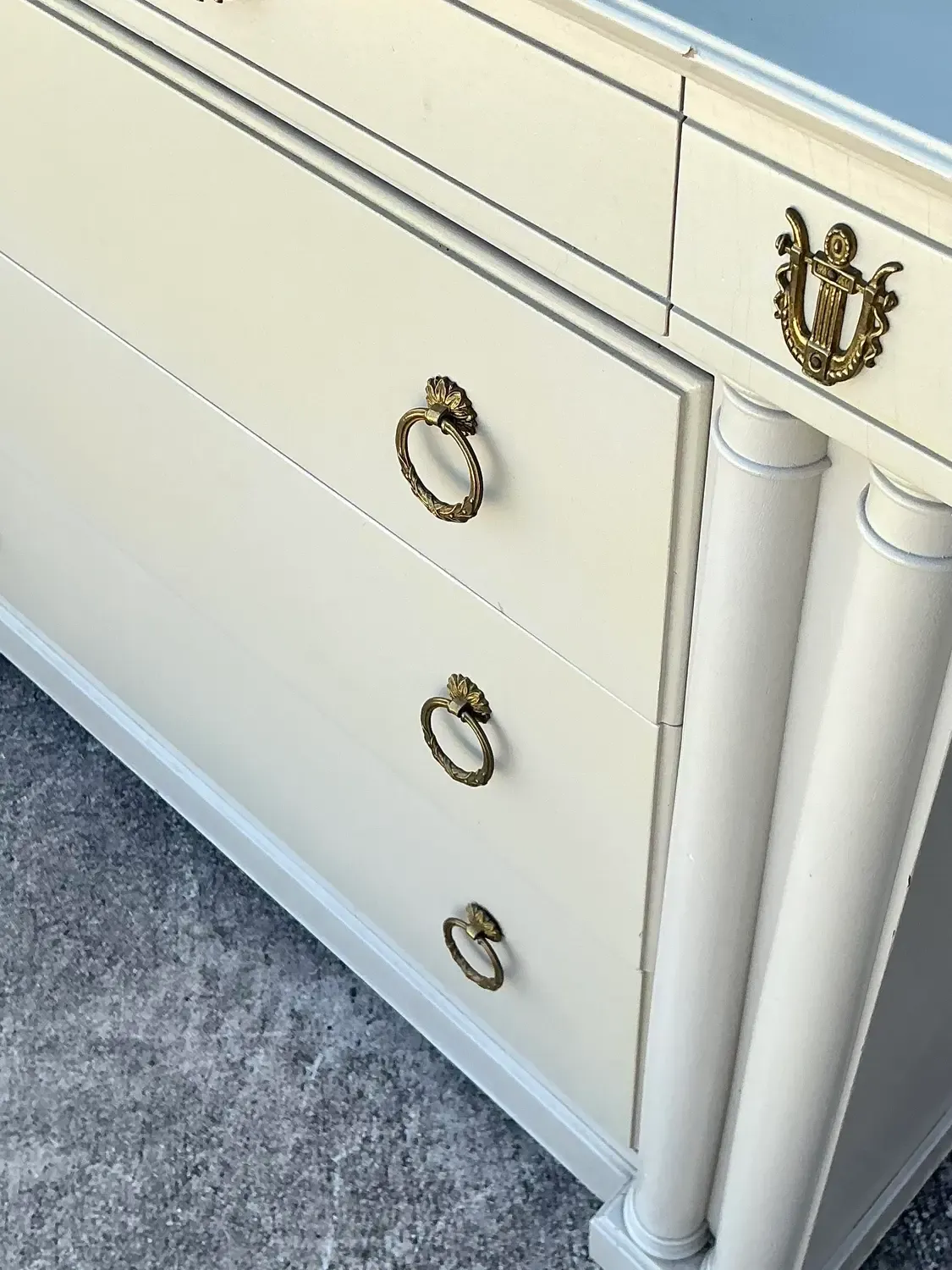 Vintage Neoclassical John Stuart for Johnson Furniture Double Dresser — additional photo 7
