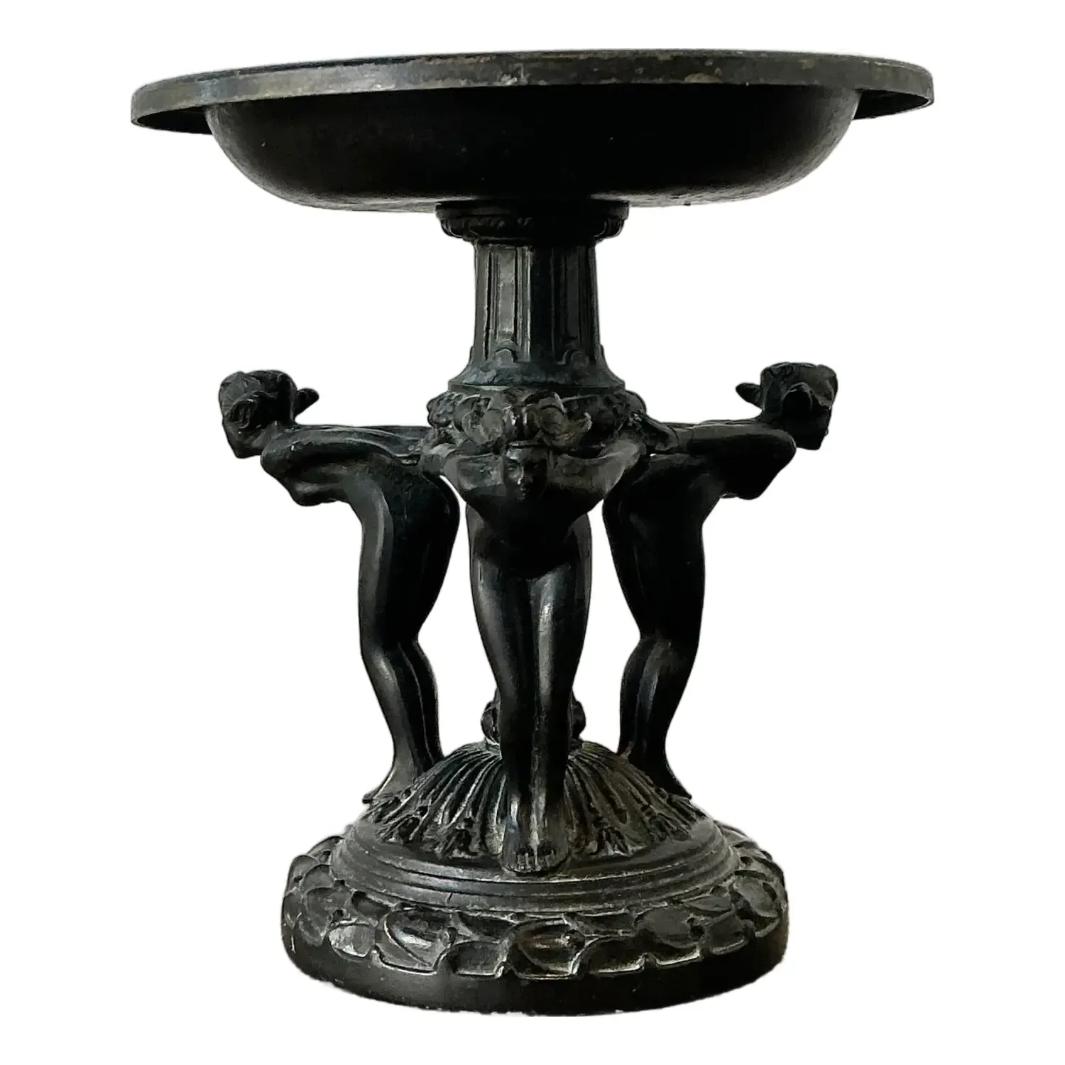 Vintage Neoclassical Three Graces Compote — additional photo 1