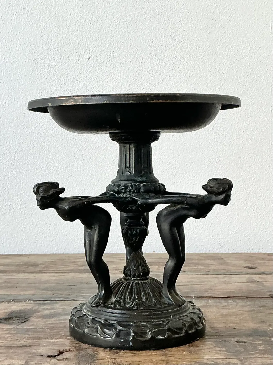 Vintage Neoclassical Three Graces Compote — additional photo 4