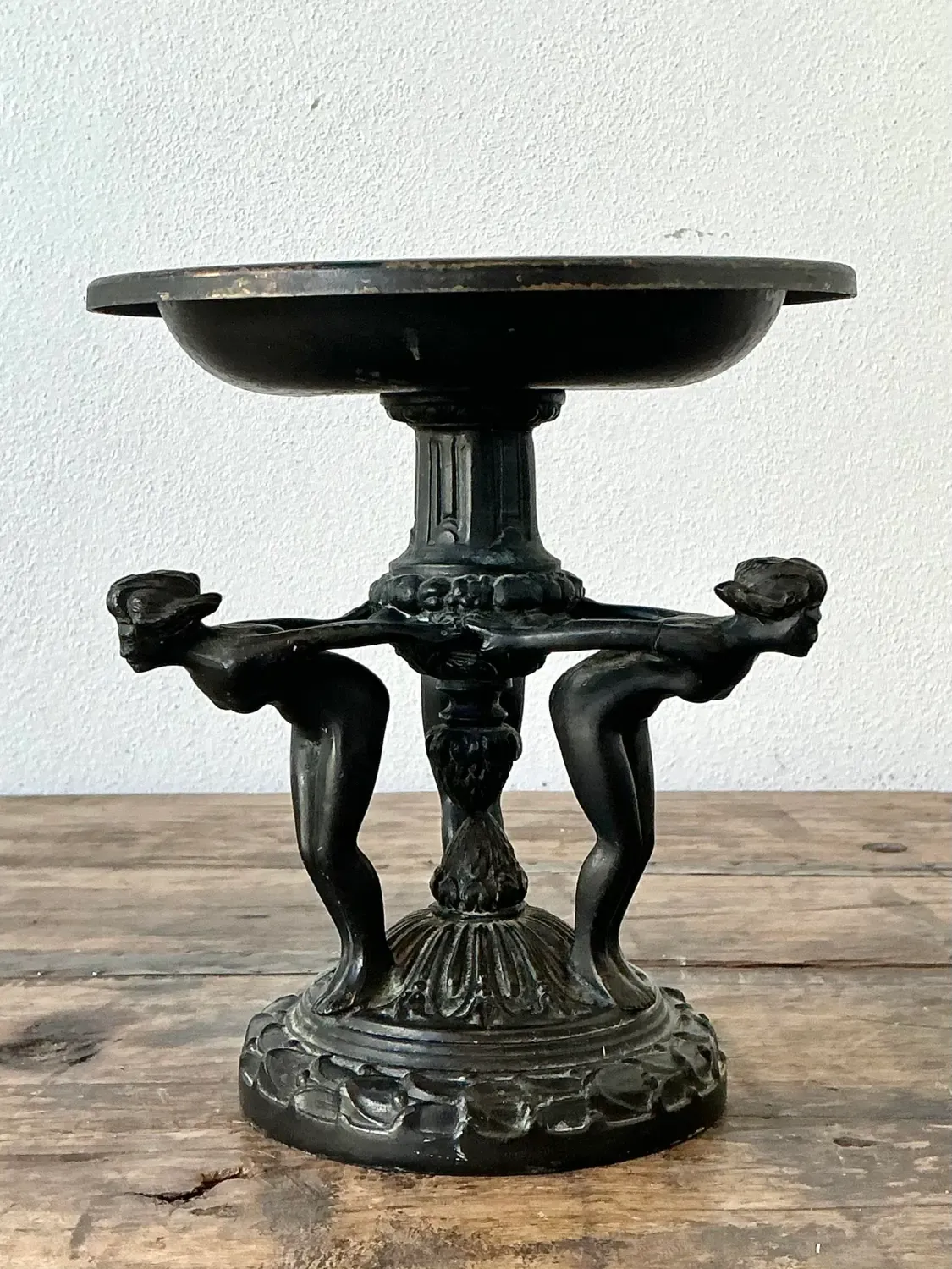 Vintage Neoclassical Three Graces Compote — additional photo 5