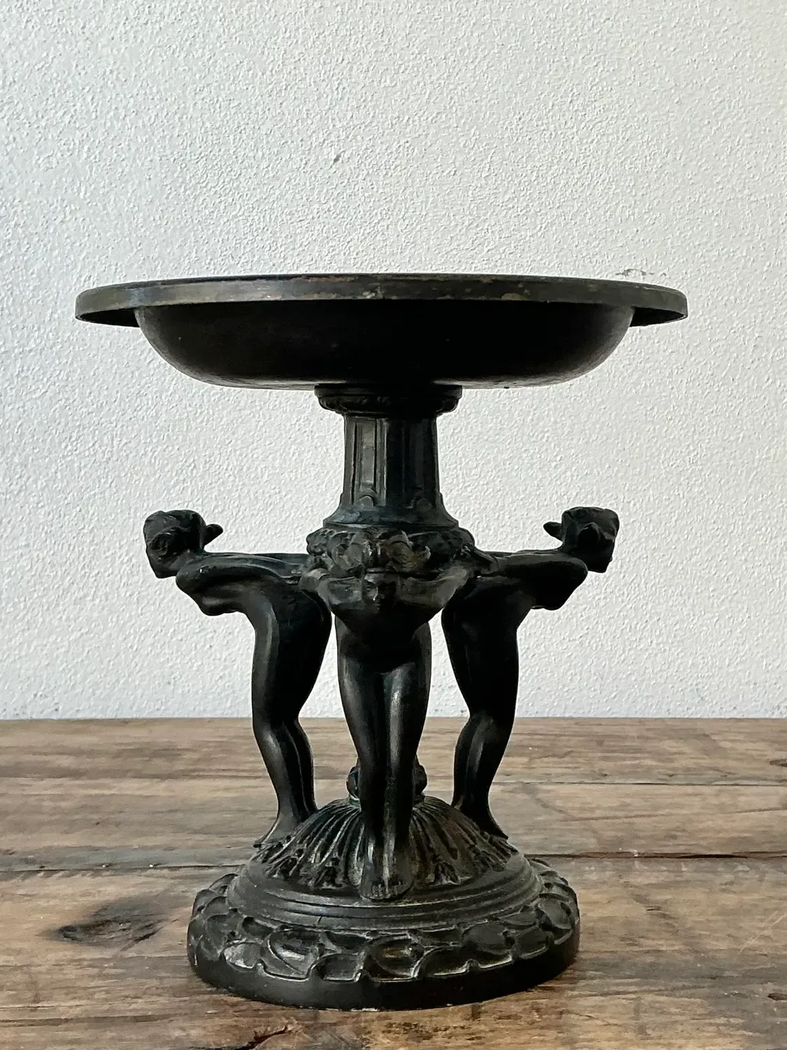 Vintage Neoclassical Three Graces Compote — additional photo 6