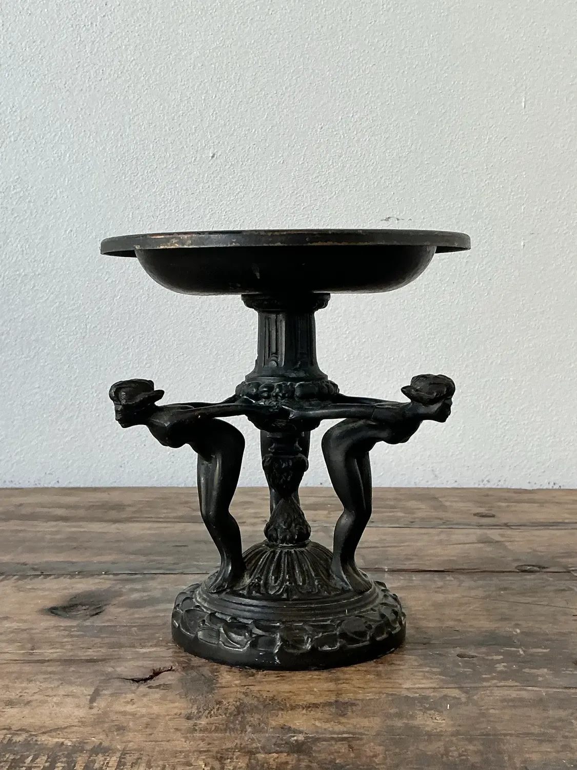 Vintage Neoclassical Three Graces Compote — additional photo 7