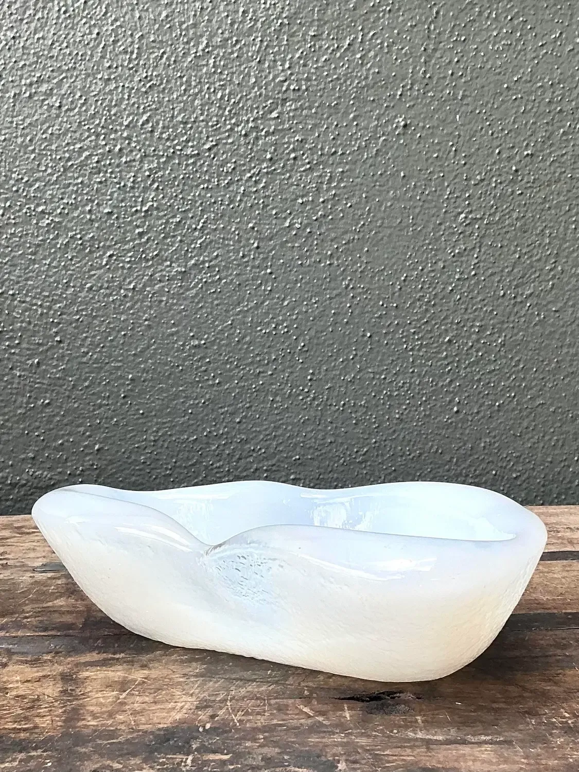 Vintage Opalescent Glass Bowl — additional photo 1