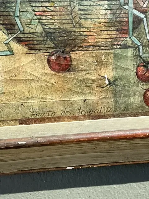 Vintage Original 1969 Still Life Oil on Canvas — additional photo 4