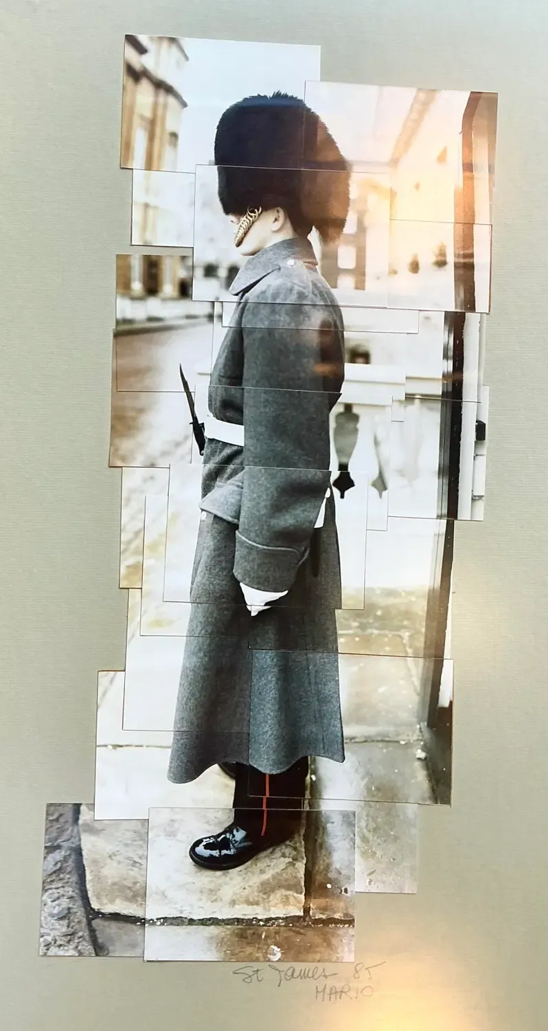Vintage Original 1980s Collage on Paper - Set of 2 — additional photo 5