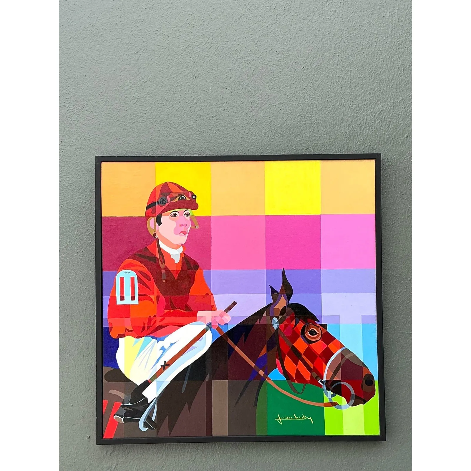 Vintage Original Abstract Figurative on Canvas — additional photo 6