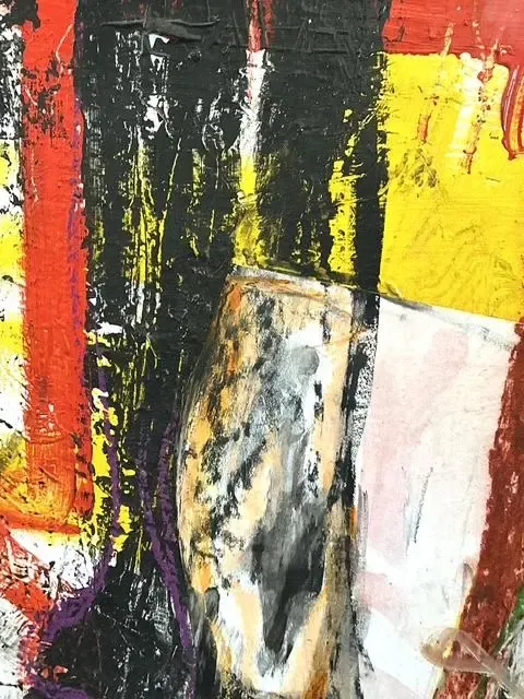 Vintage Original Abstract Oil on Canvas — additional photo 7