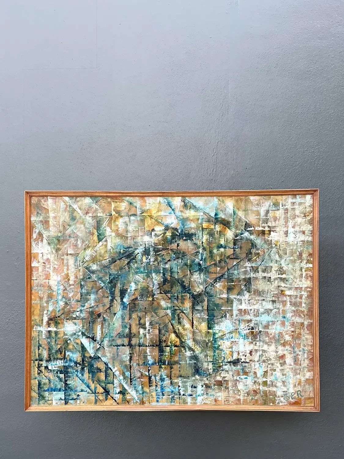 Vintage Original Abstract Oil on Painting — additional photo 6