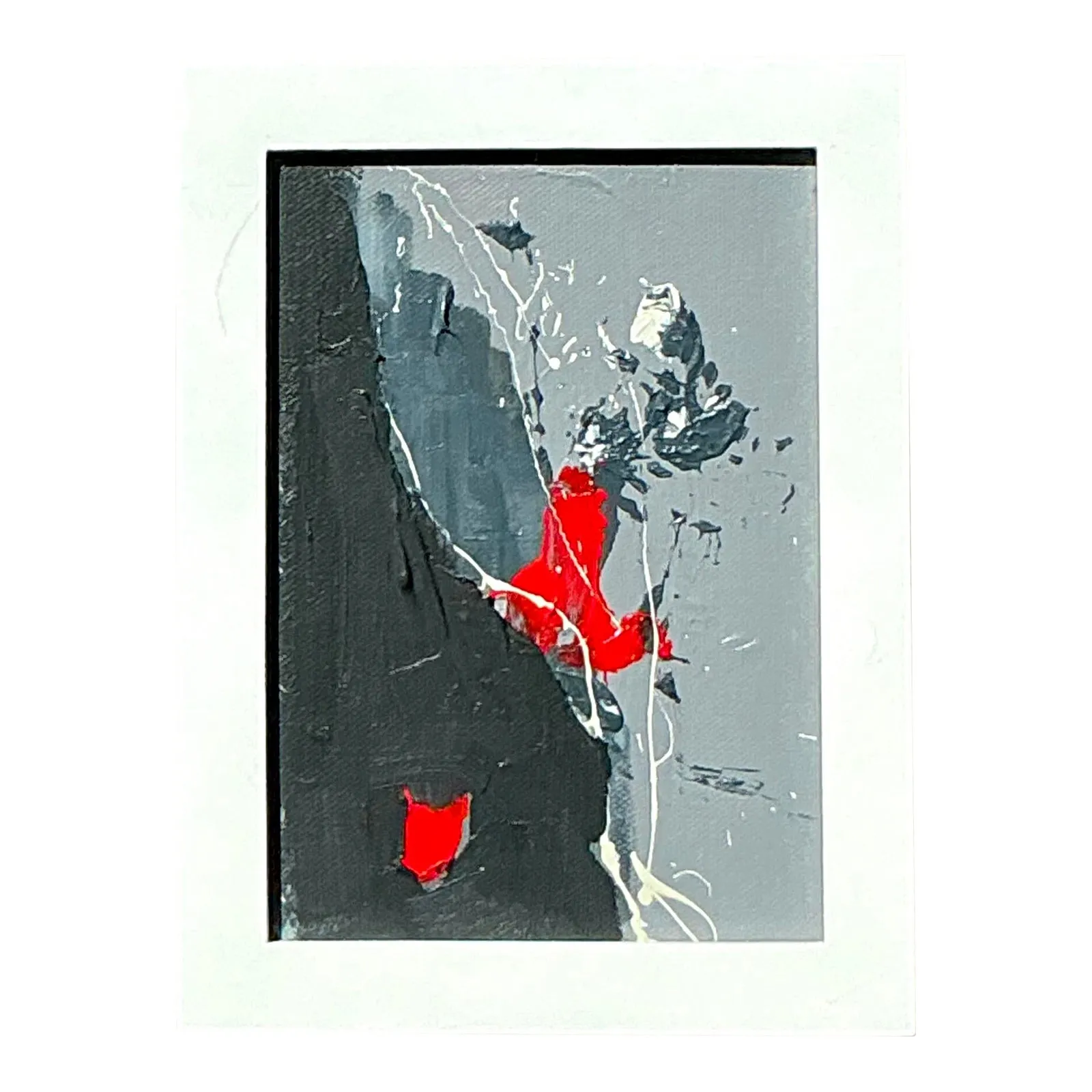 Vintage Original Abstract Oil Painting on Canvas — additional photo 1