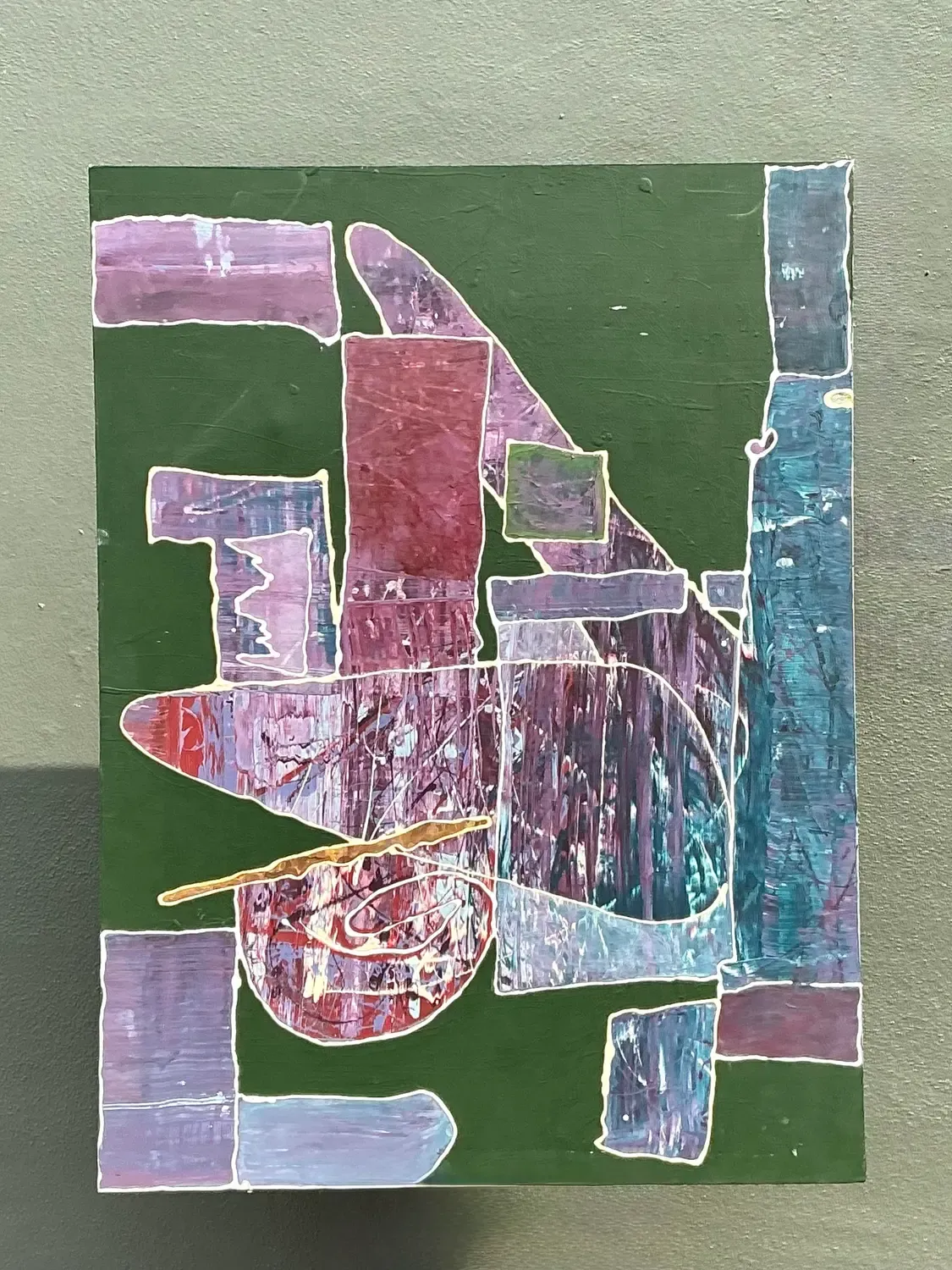Vintage Original Abstract on Canvas — additional photo 3