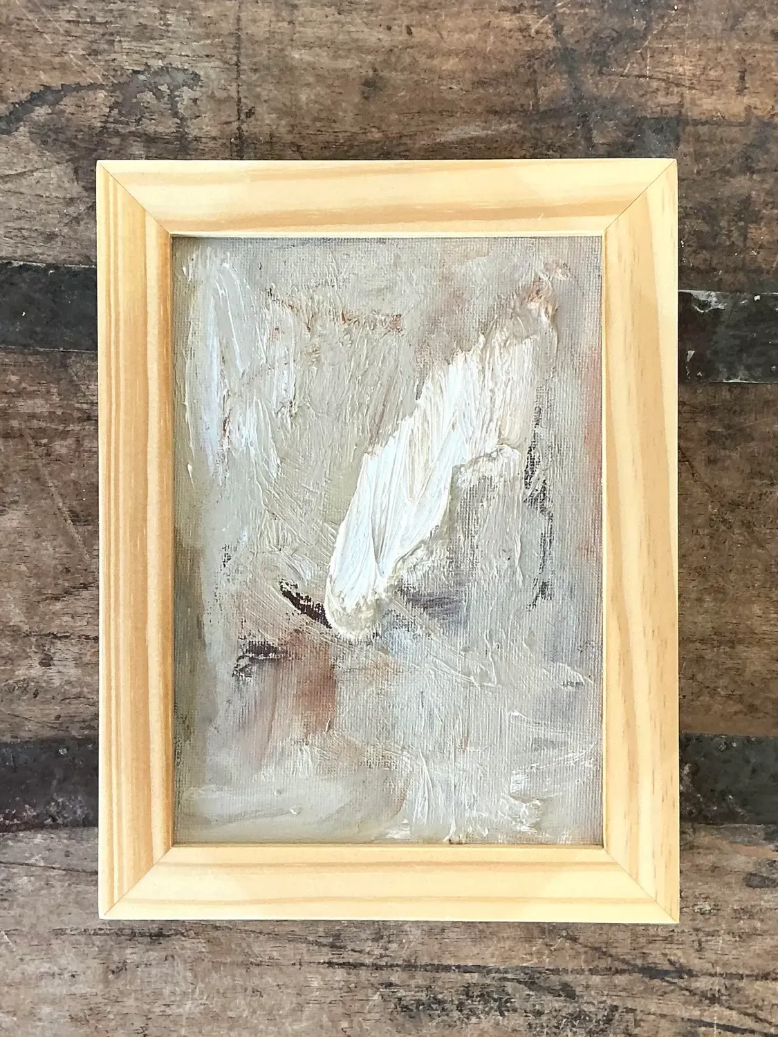Vintage Original Abstract Painting on Board — additional photo 6