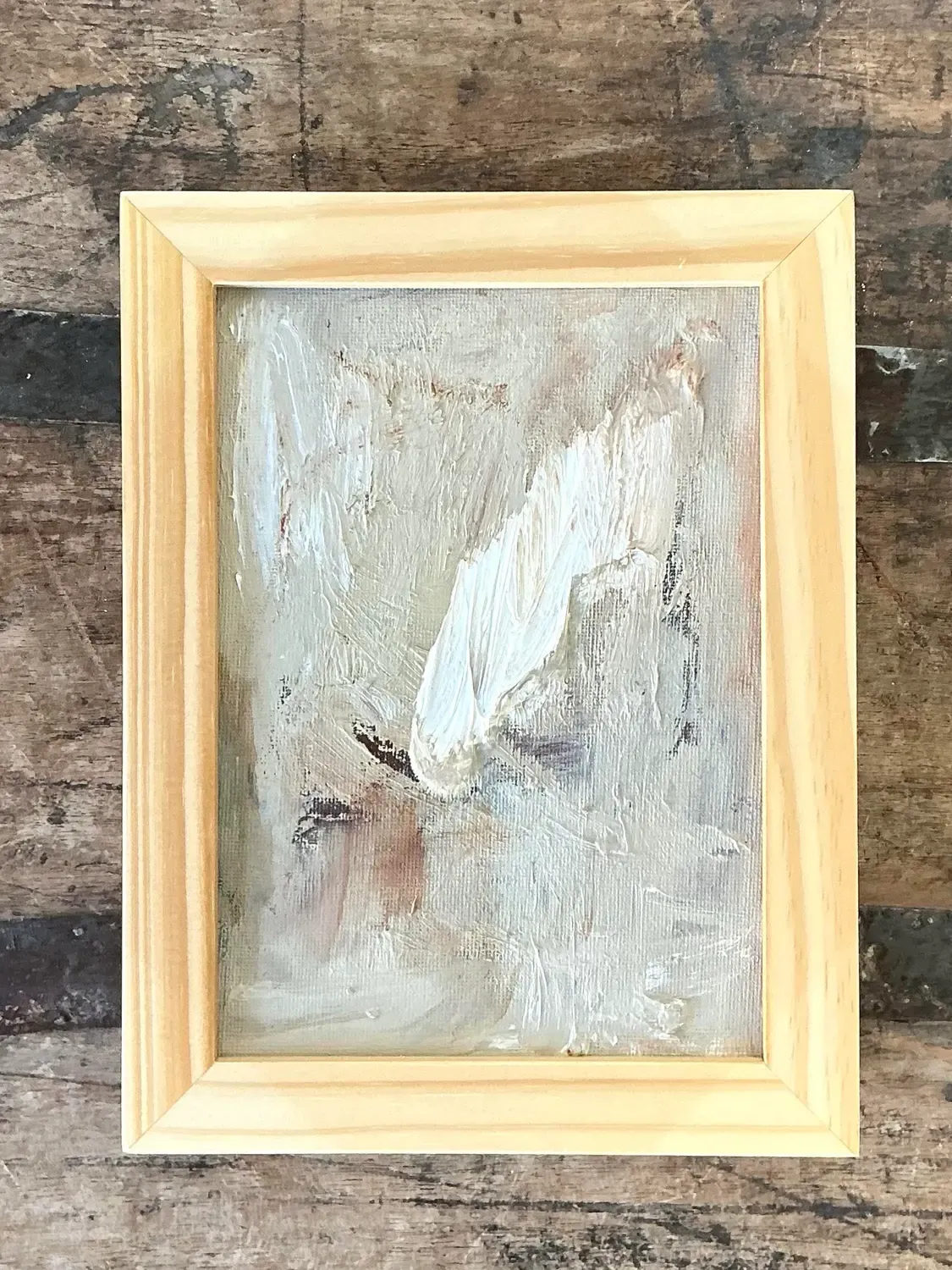 Vintage Original Abstract Painting on Board — additional photo 7