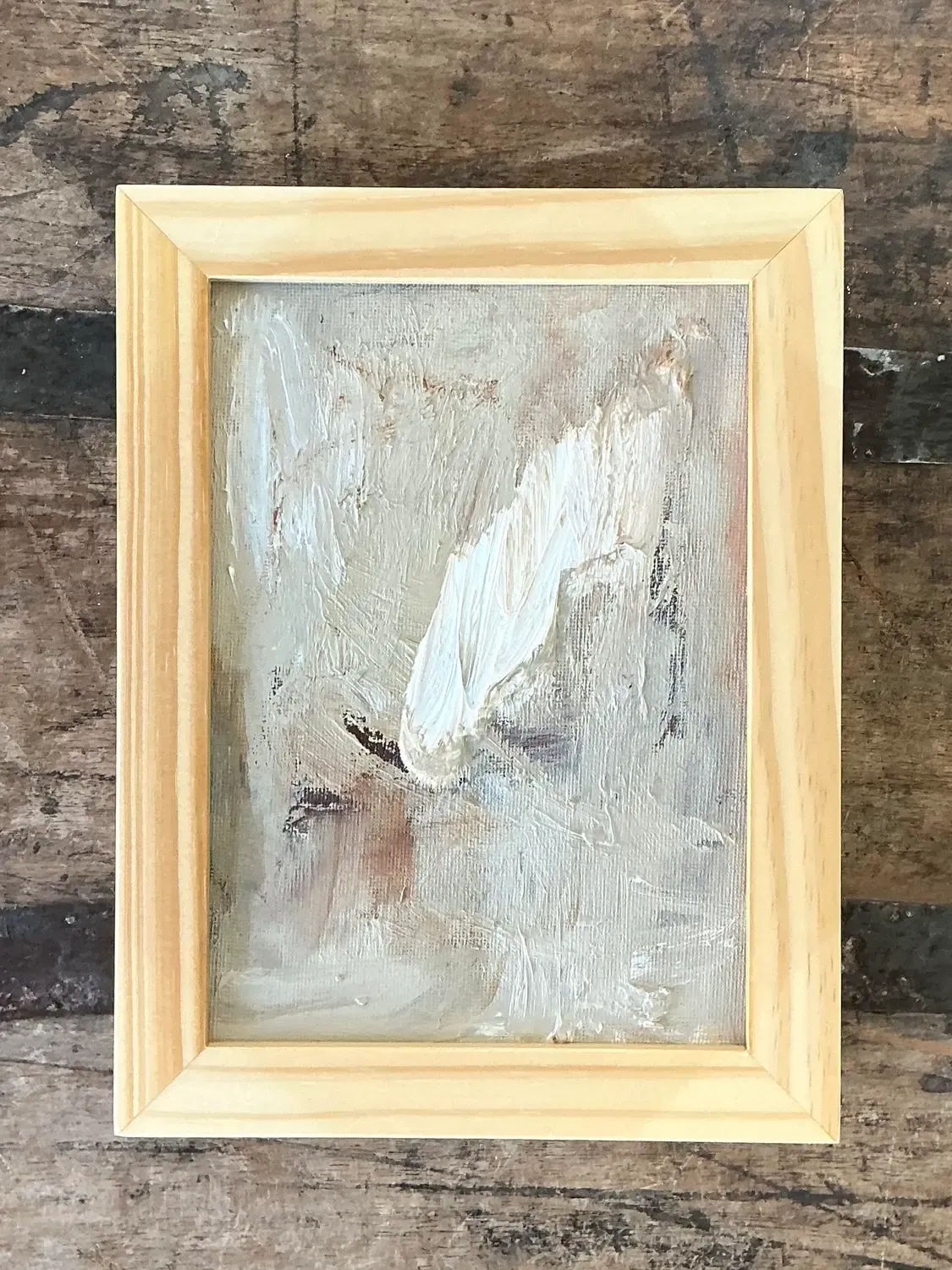 Vintage Original Abstract Painting on Board — additional photo 8