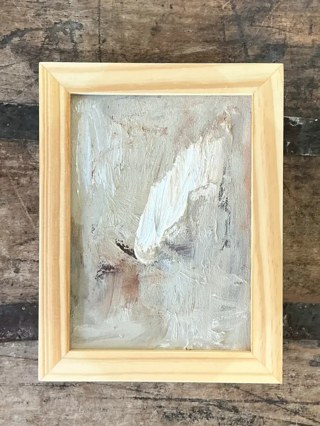 Vintage Original Abstract Painting on Board — additional photo 8