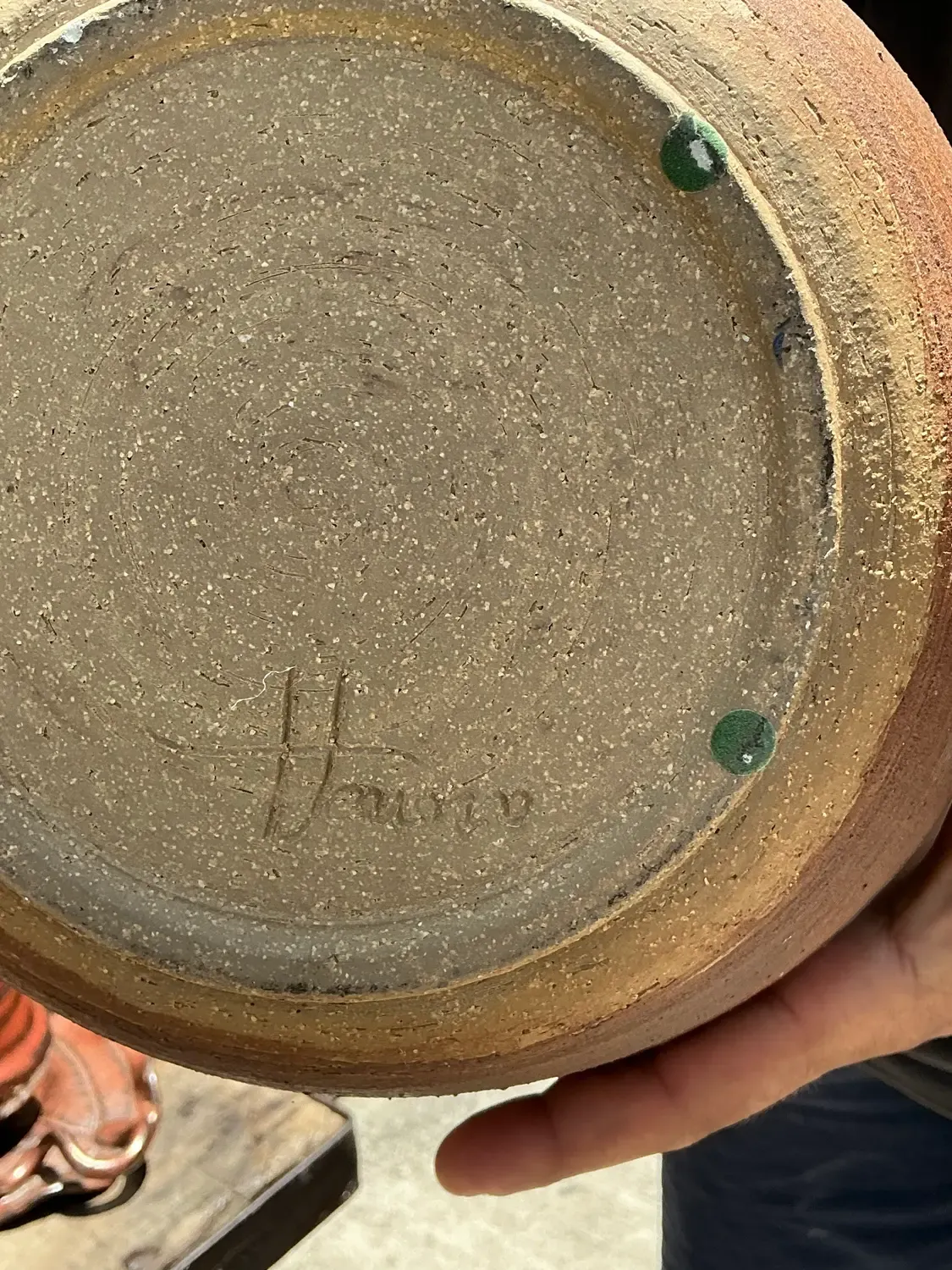 Vintage Original Abstract Studio Pottery Vase — additional photo 3