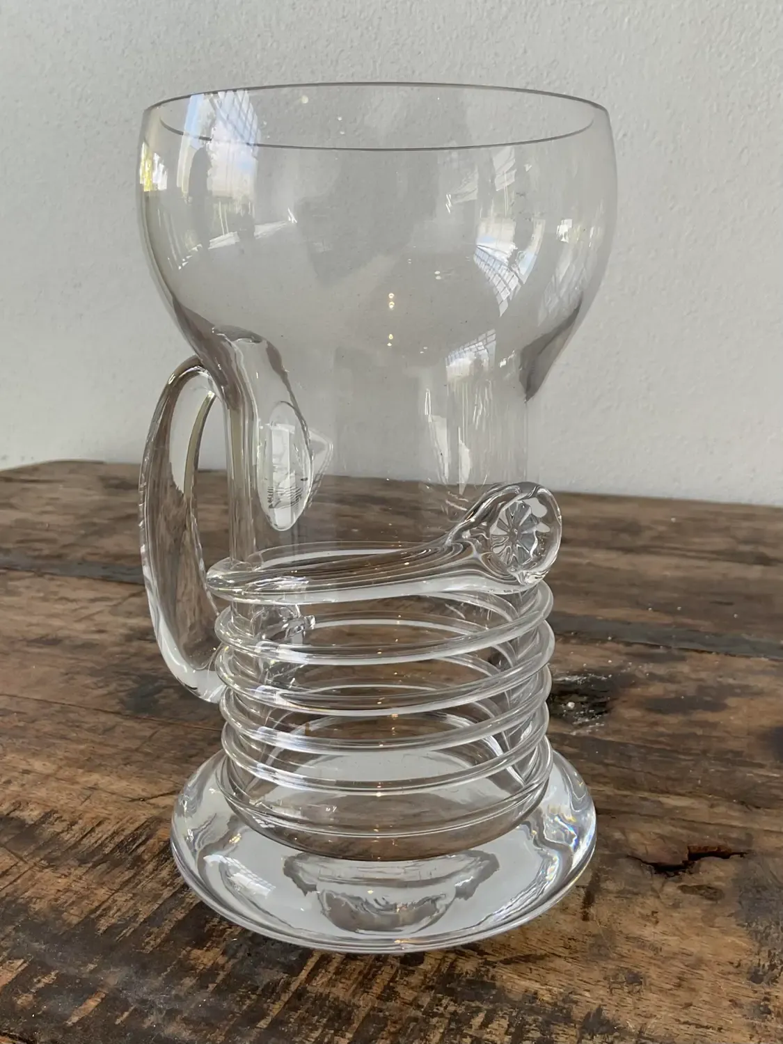 Vintage Original Blown Glass Pilsner Glasses - Set of 4 — additional photo 3