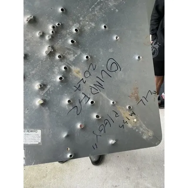 Vintage Original Bullet Road Narrows Sign — additional photo 6