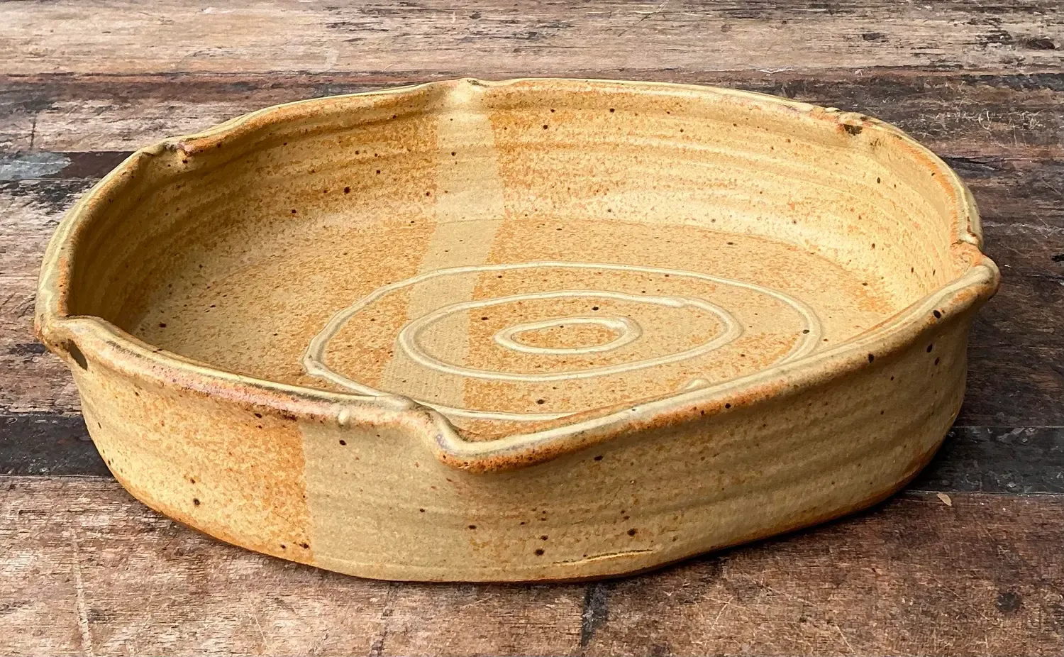 Vintage Original Crimped Edge Serving Platter — additional photo 3
