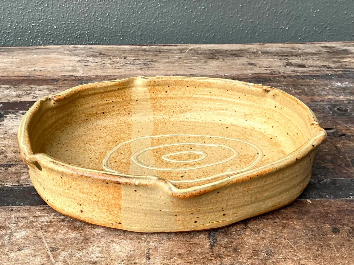 Vintage Original Crimped Edge Serving Platter — additional photo 5