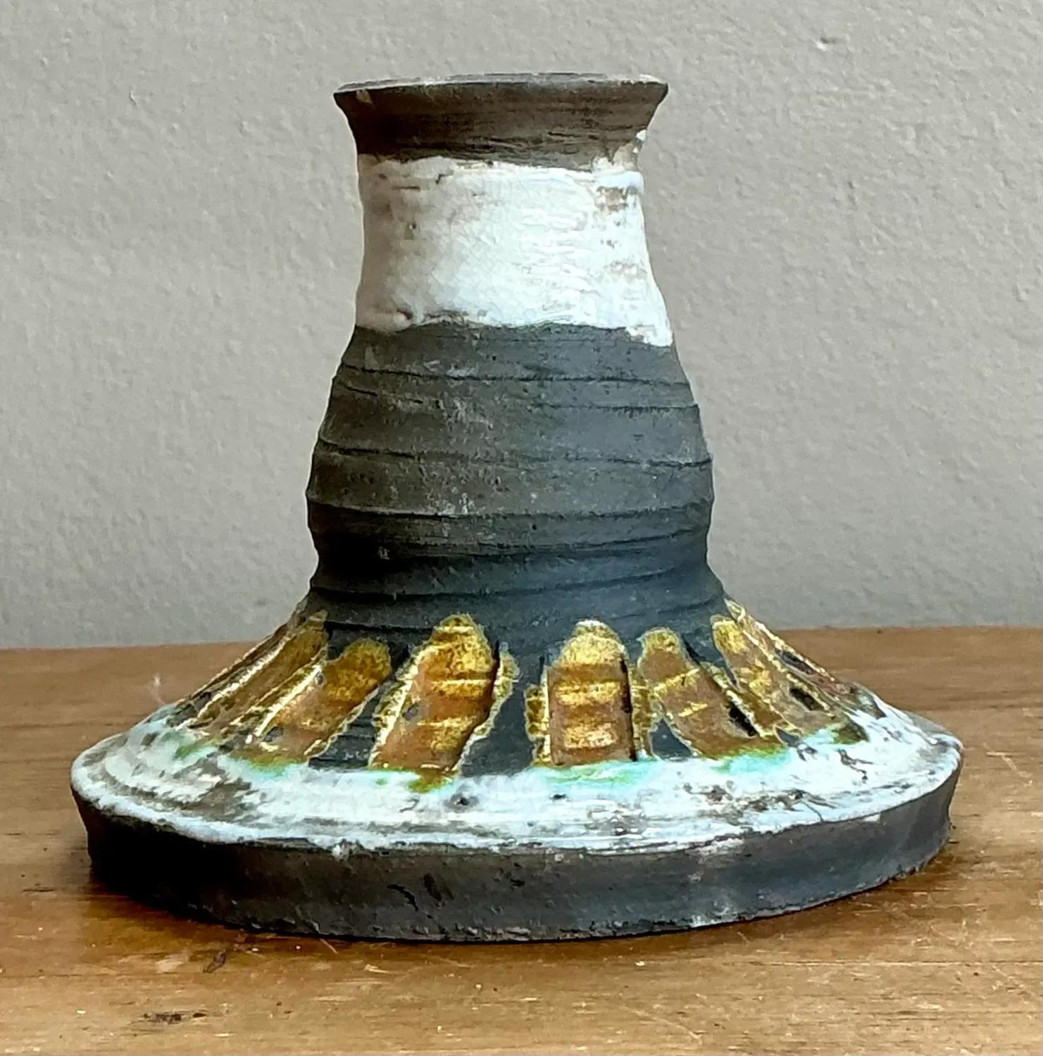 Vintage Original Gilt Tipped Candlestick — additional photo 5