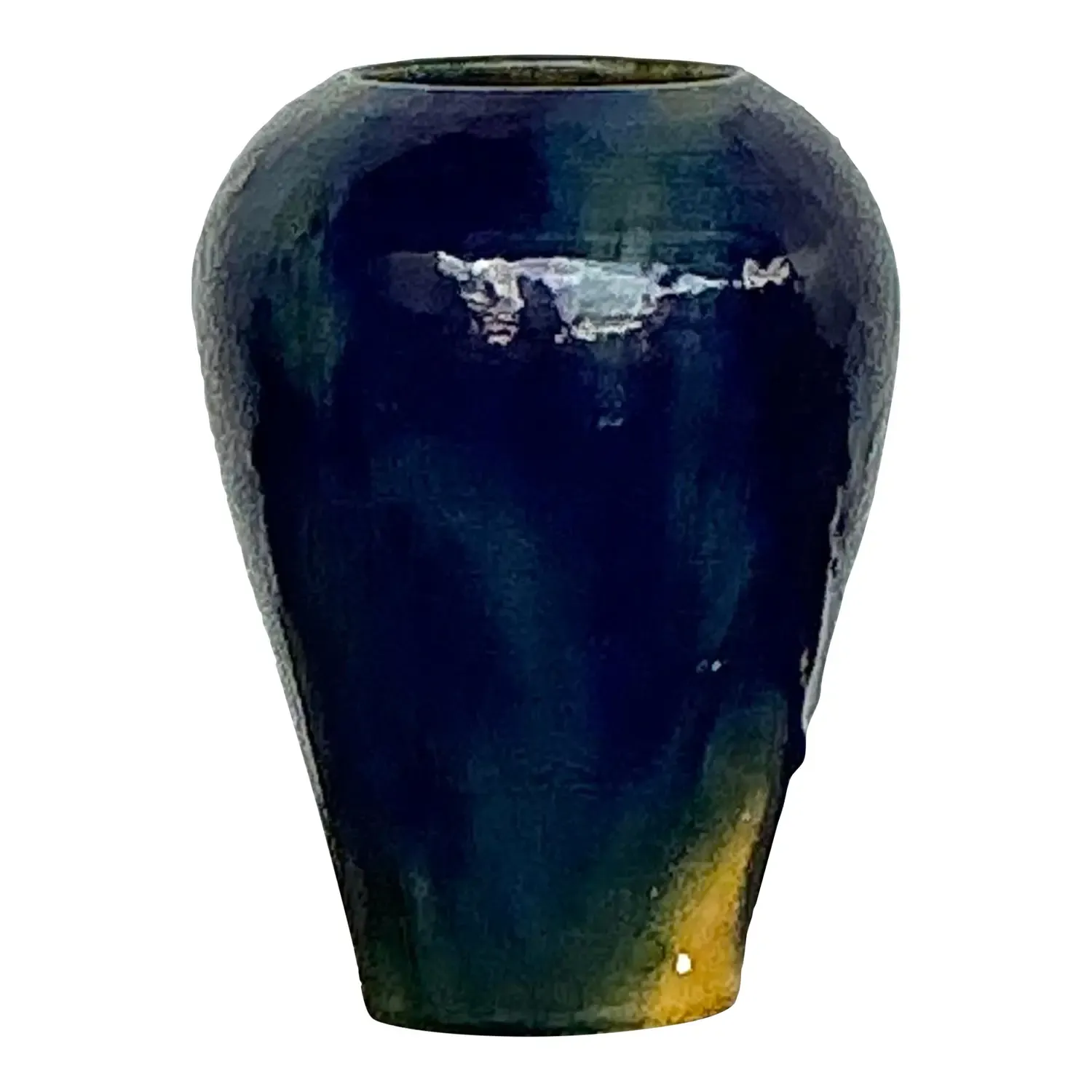 Vintage Original Glazed Ceramic Vase — additional photo 1