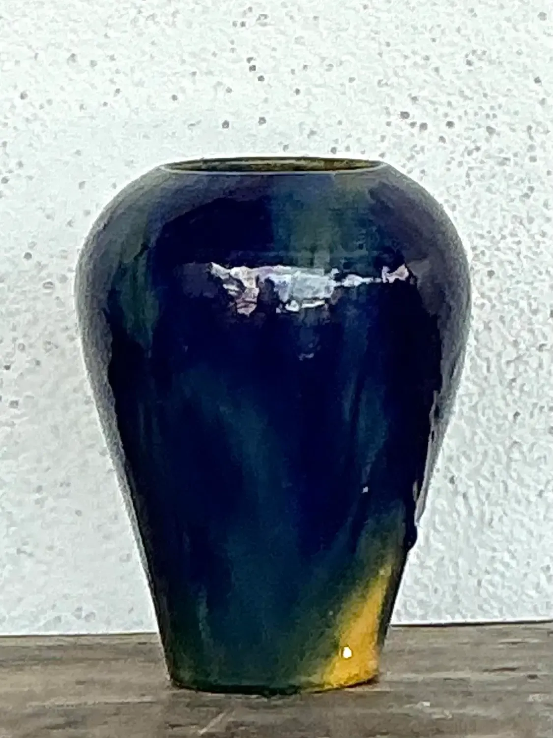 Vintage Original Glazed Ceramic Vase — additional photo 6