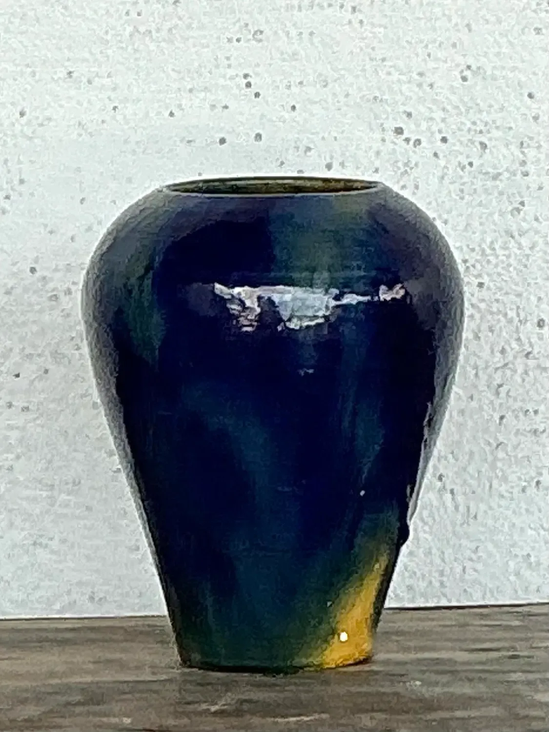 Vintage Original Glazed Ceramic Vase — additional photo 7