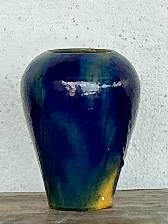 Vintage Original Glazed Ceramic Vase — additional photo 8