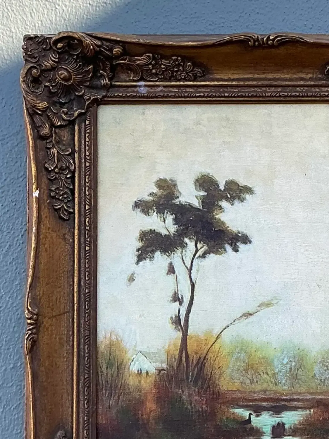 Vintage Original Landscape Oil on Canvas — additional photo 7
