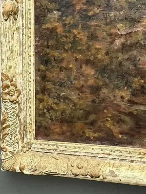 Vintage Original Landscape Oil Painting on Canvas — additional photo 7