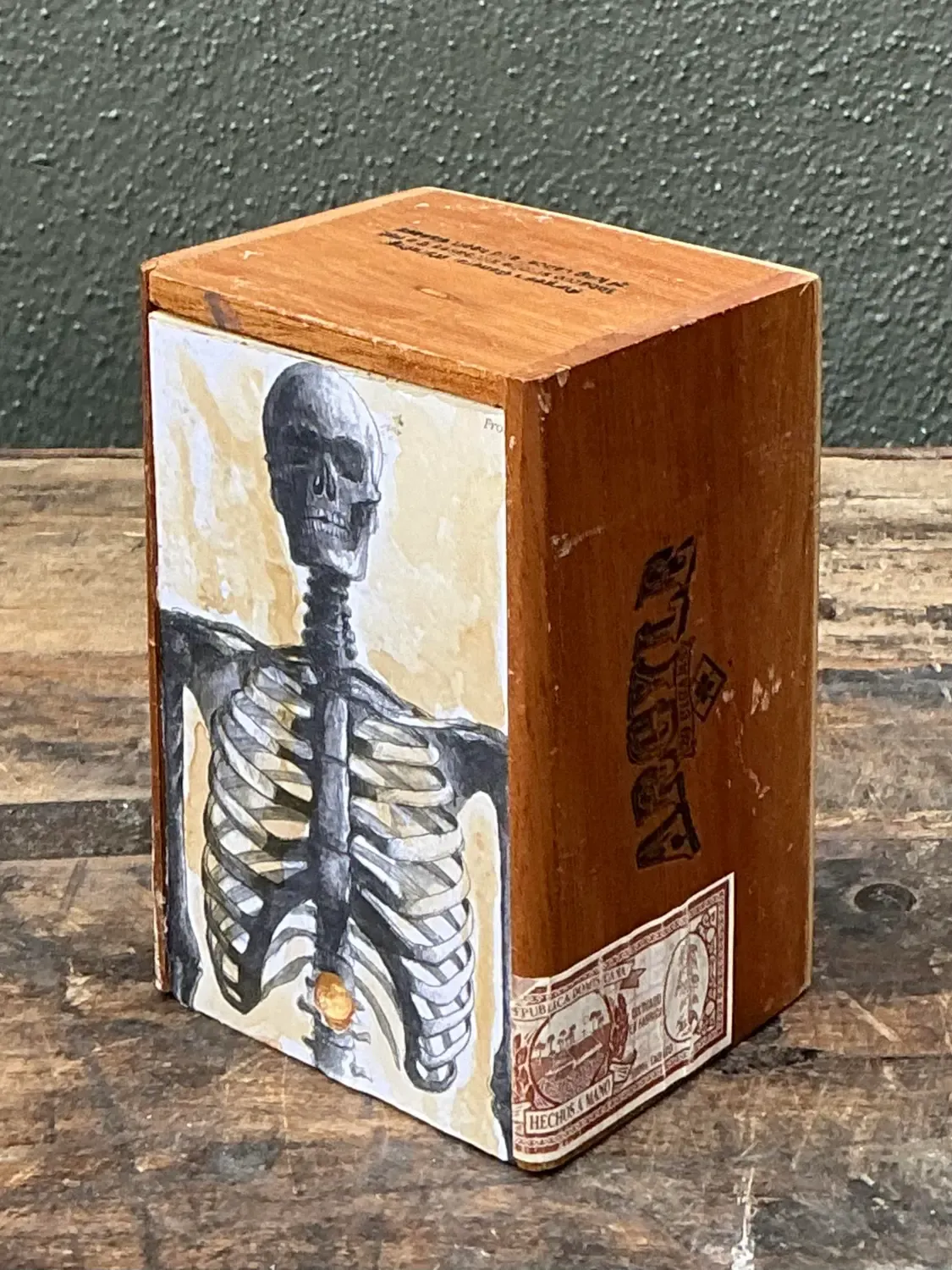 Vintage Original Mixed Media Sculpture Box — additional photo 1