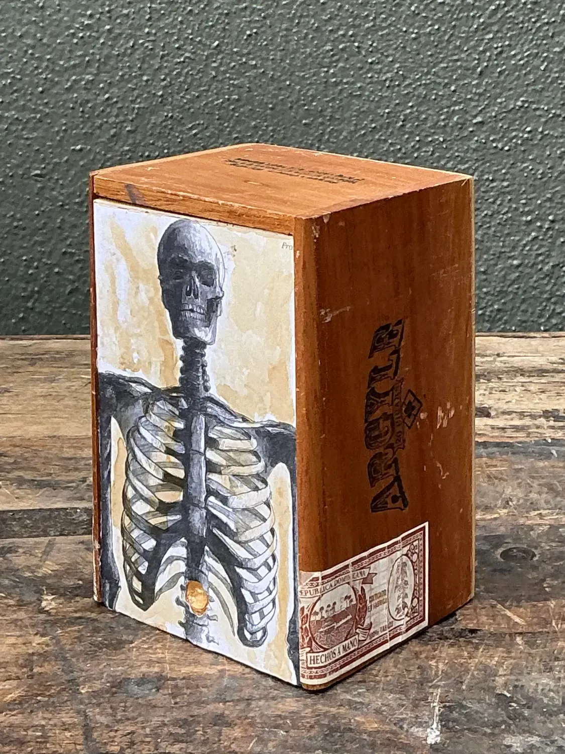 Vintage Original Mixed Media Sculpture Box — additional photo 2