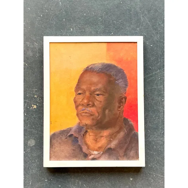Vintage Original Oil Portrait on Canvas — additional photo 3
