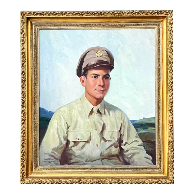 Vintage Original Portrait of Man in Uniform — additional photo 2