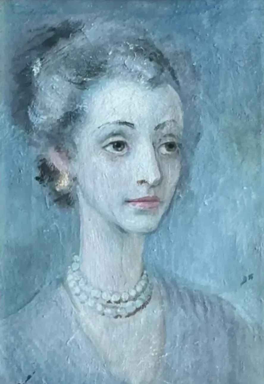 Vintage Original Portrait of Woman on Canvas — additional photo 7
