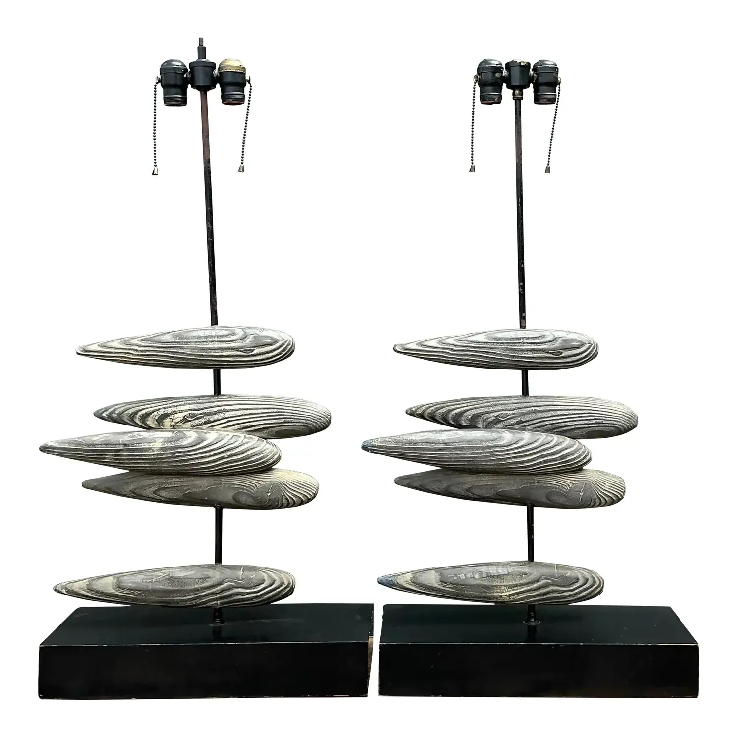 Vintage Original Postmodern Fish Lamps - A Pair — additional photo 1