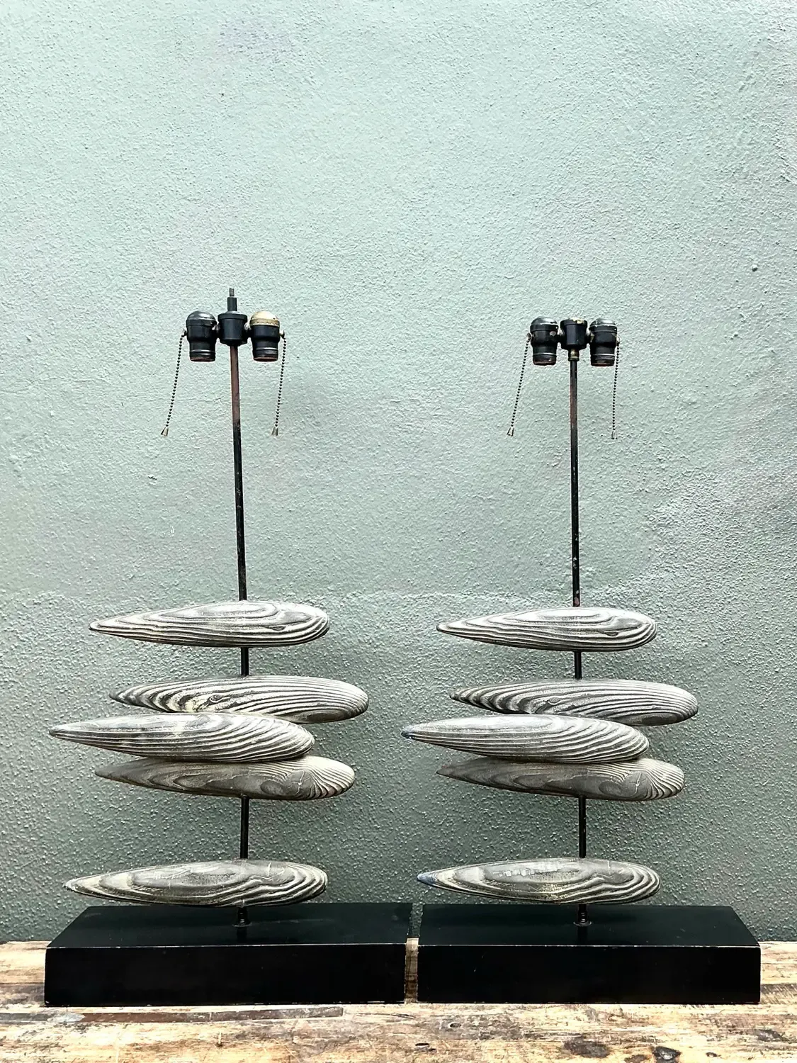 Vintage Original Postmodern Fish Lamps - A Pair — additional photo 5