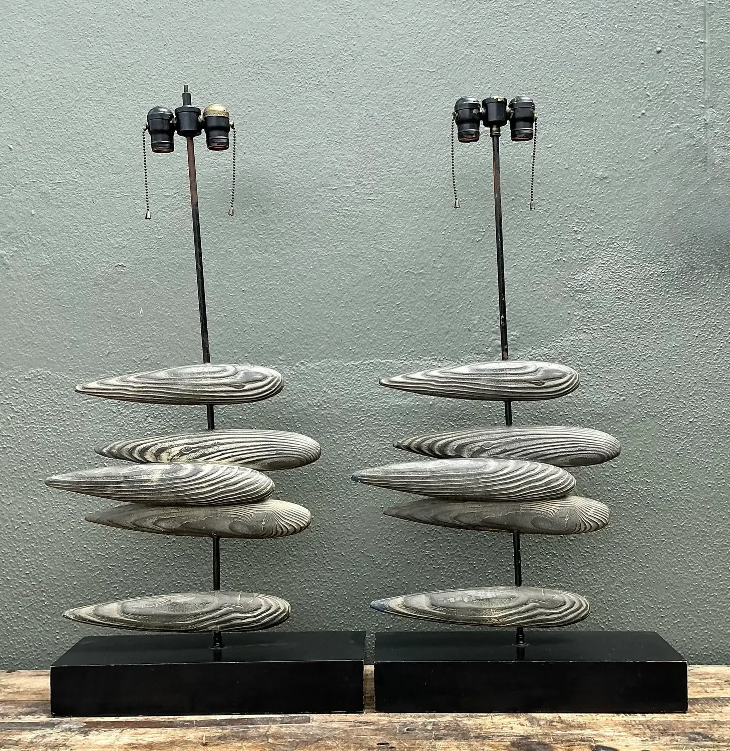 Vintage Original Postmodern Fish Lamps - A Pair — additional photo 6