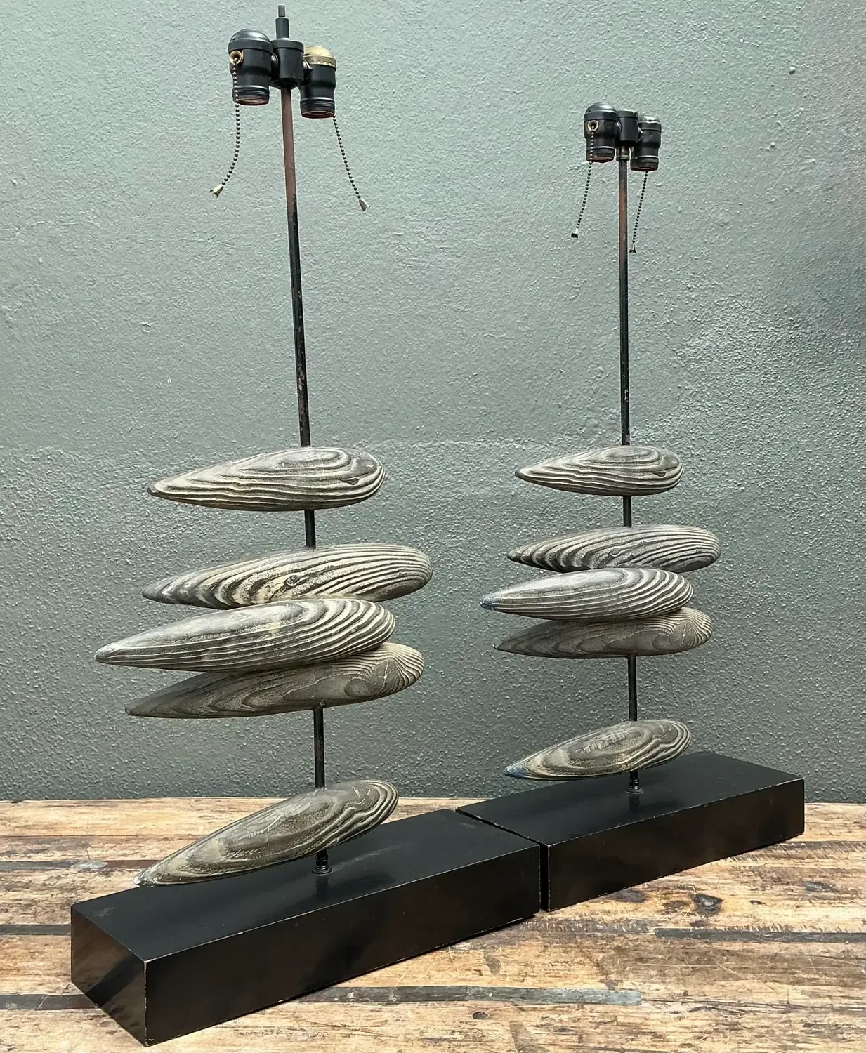 Vintage Original Postmodern Fish Lamps - A Pair — additional photo 7