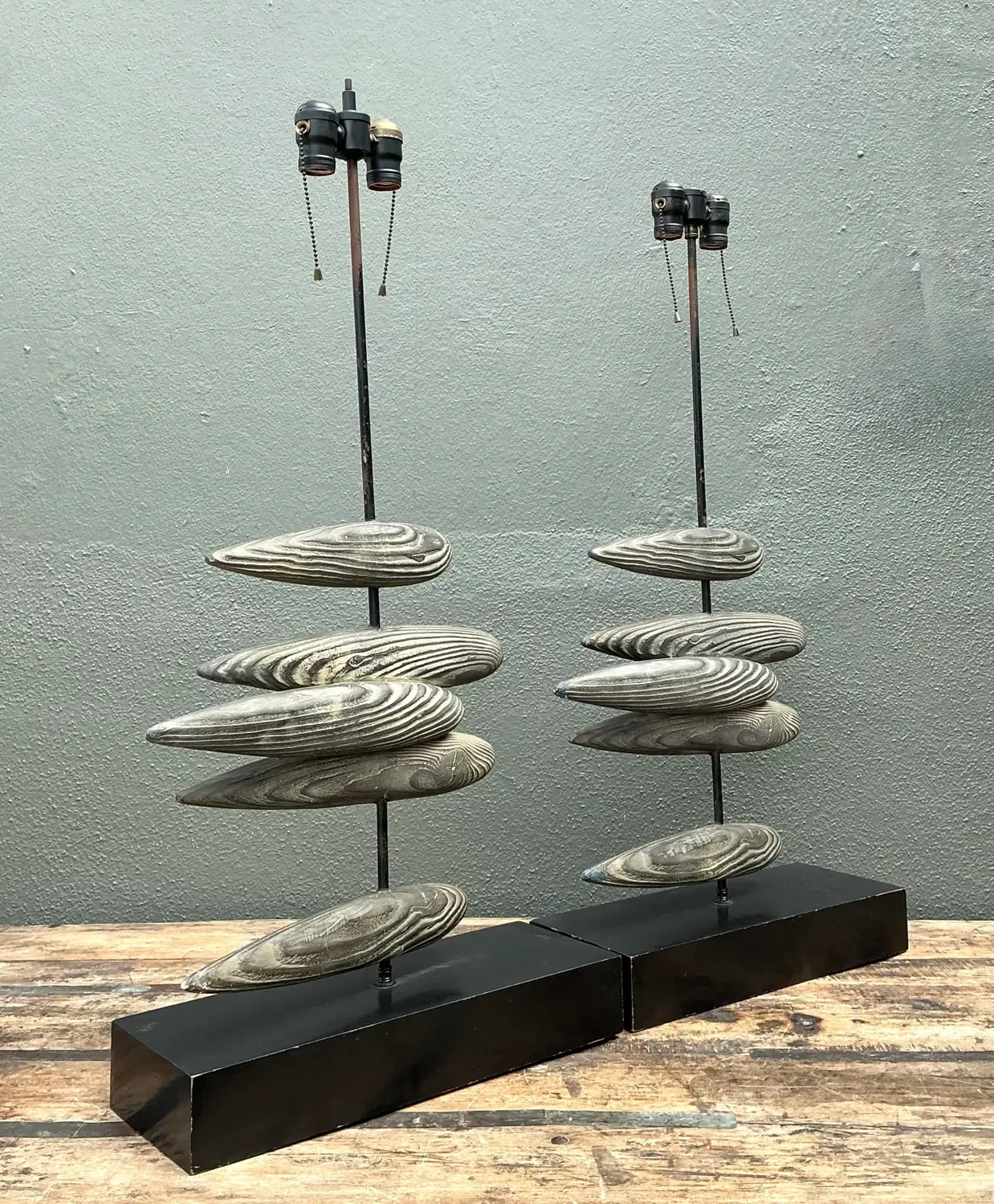 Vintage Original Postmodern Fish Lamps - A Pair — additional photo 8