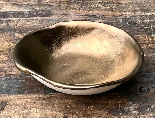 Vintage Original Slab Built Studio Pottery Bowl — additional photo 2