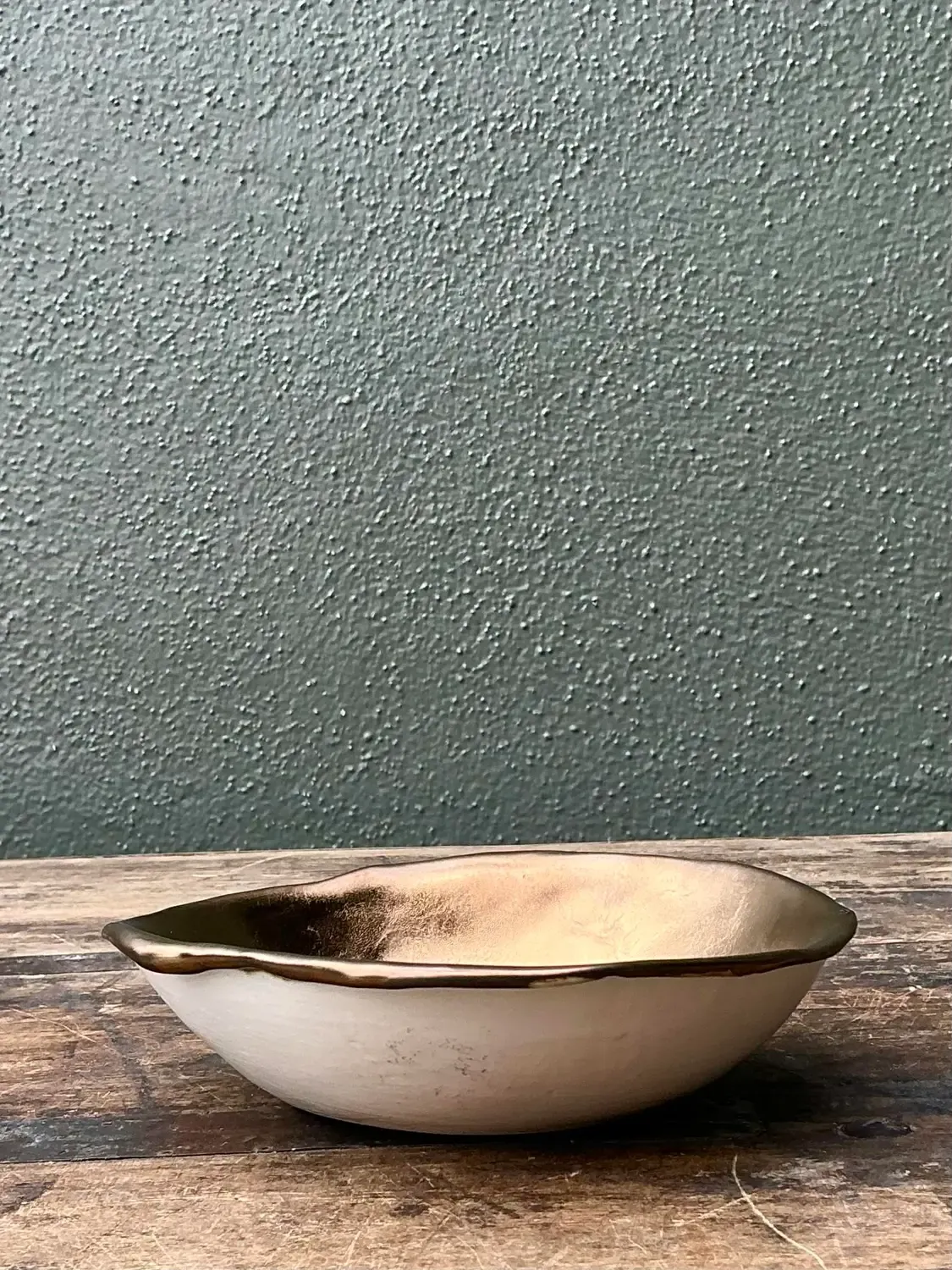 Vintage Original Slab Built Studio Pottery Bowl — additional photo 4