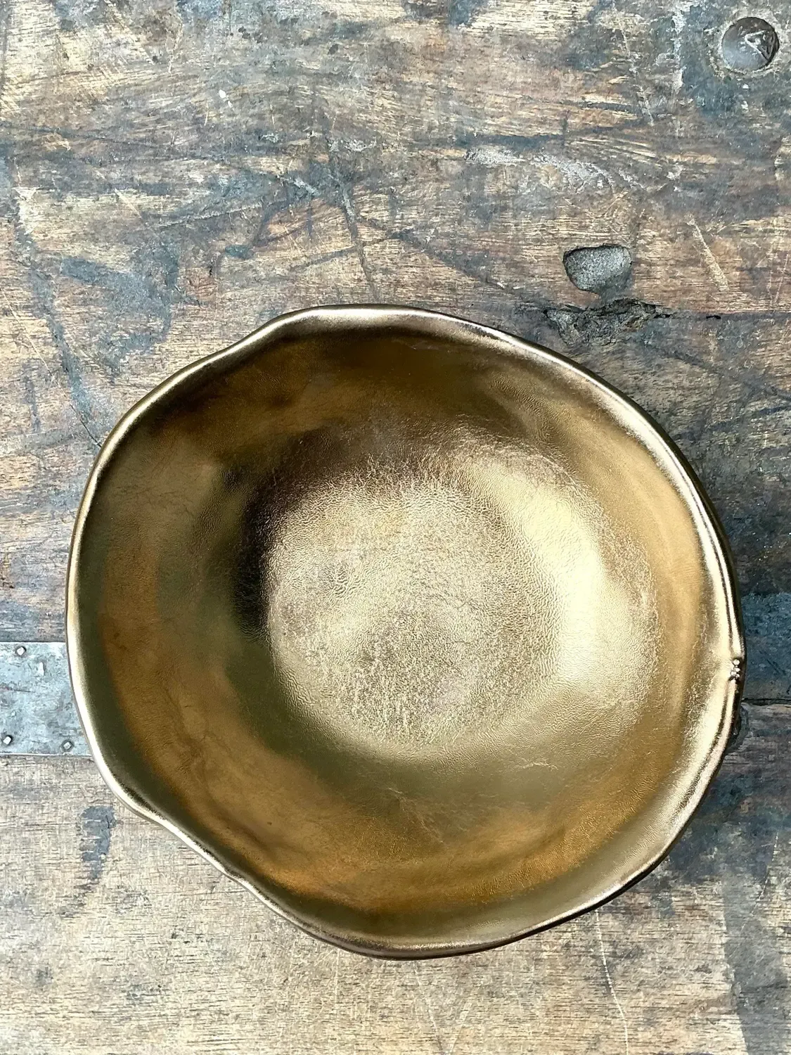 Vintage Original Slab Built Studio Pottery Bowl — additional photo 6