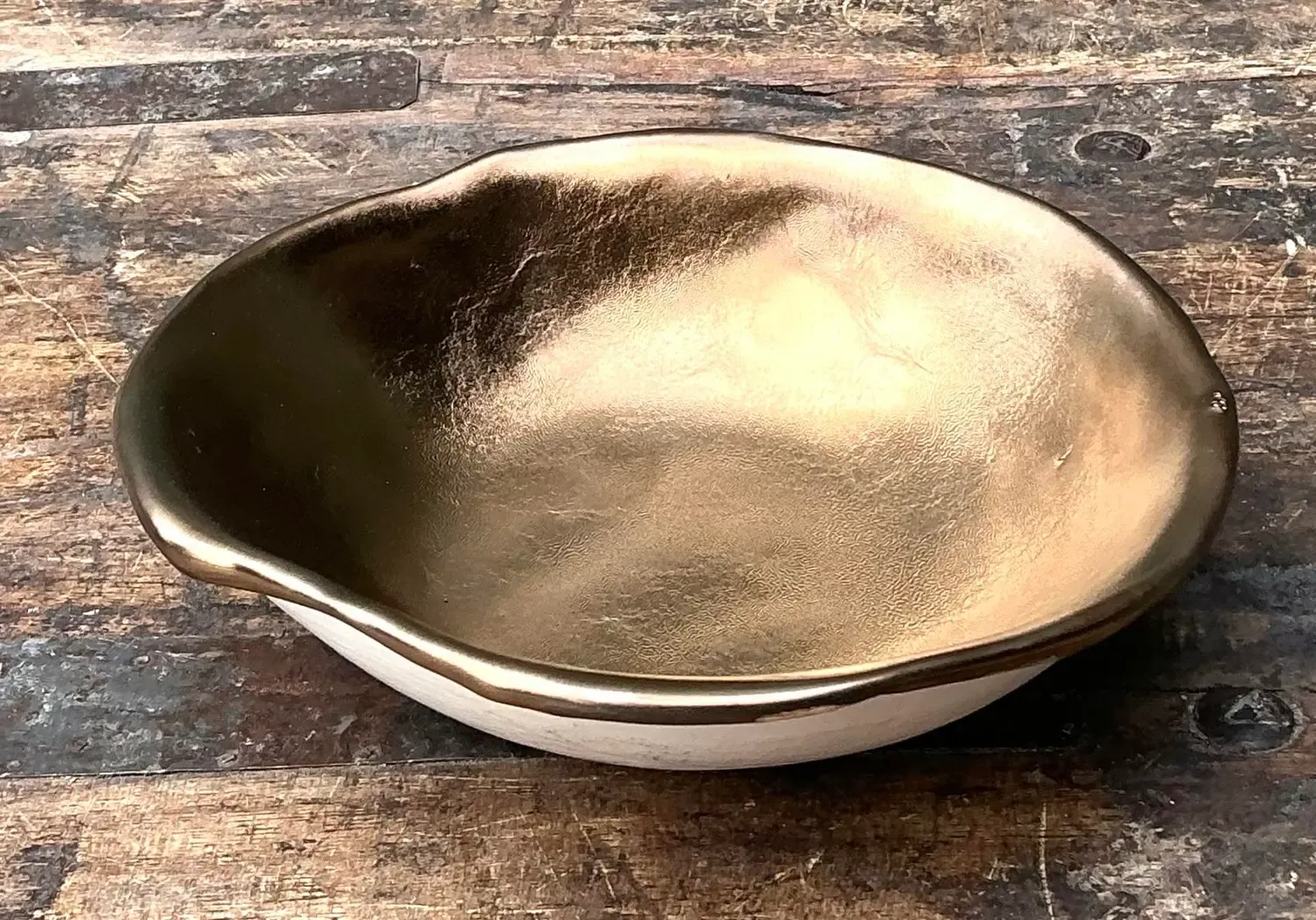 Vintage Original Slab Built Studio Pottery Bowl — additional photo 7