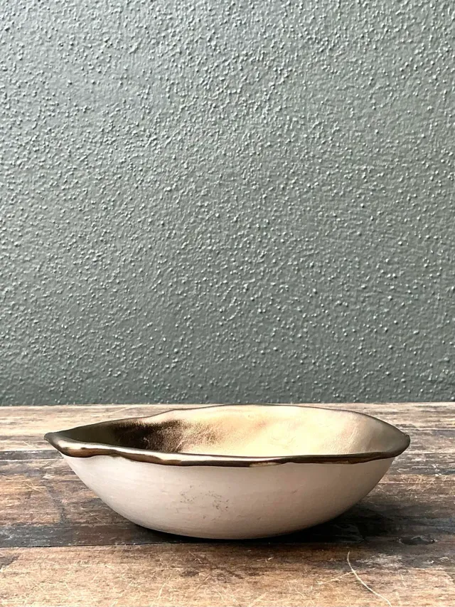 Vintage Original Slab Built Studio Pottery Bowl — additional photo 8